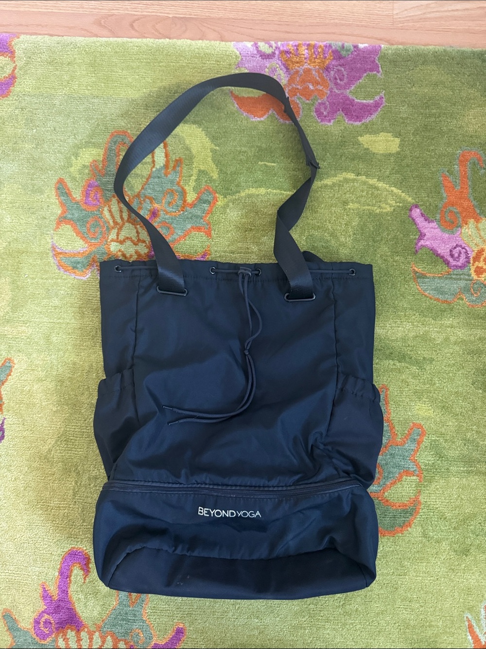 BEYONG YOGA BLACK Tote/Backpack Convertible